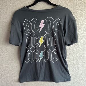 AC/DC Graphic Gray T-Shirt